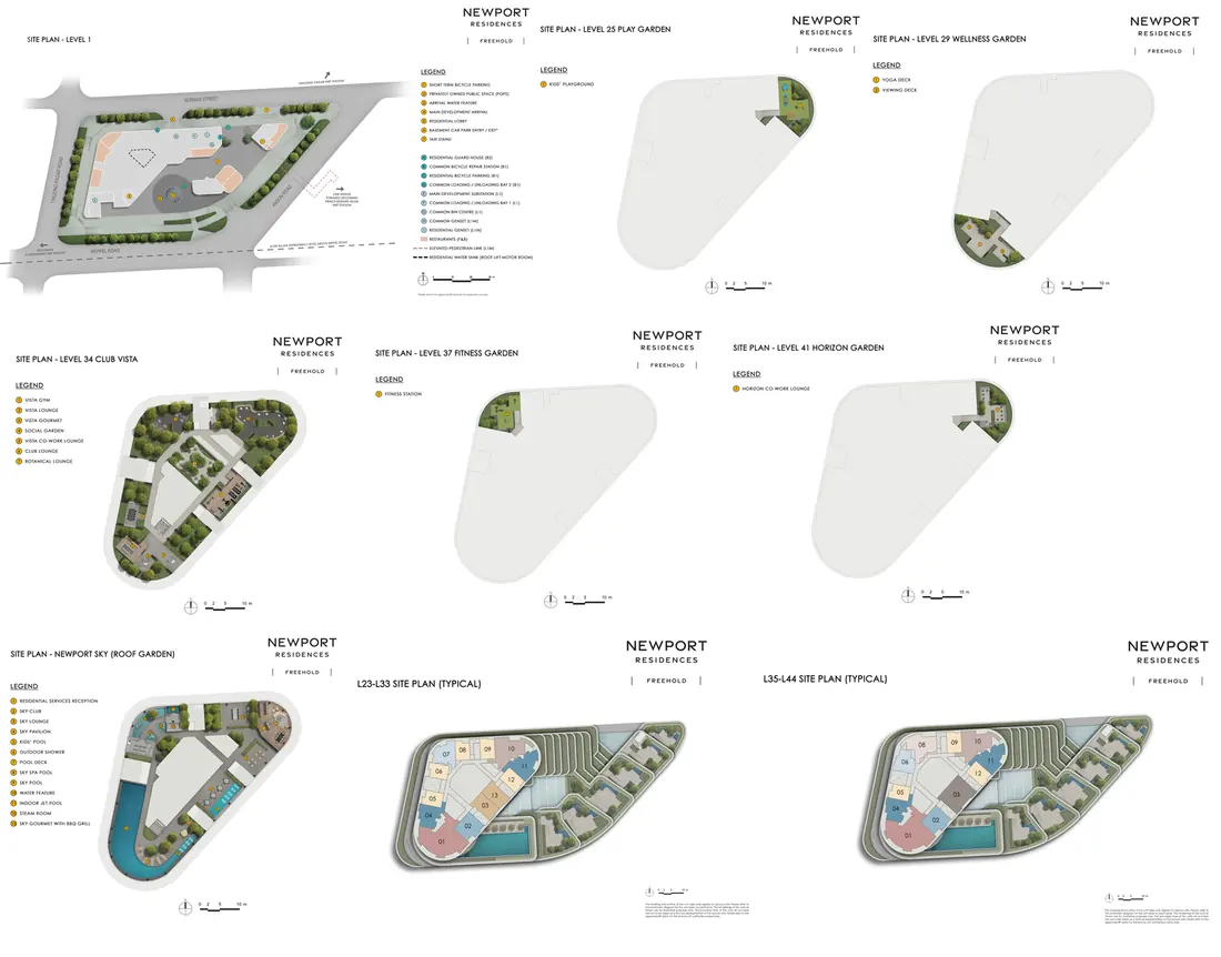 Newport Residences site plan